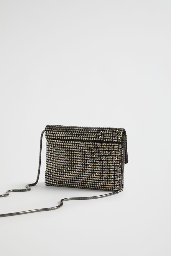 Embellished Clutch  Black  hi-res