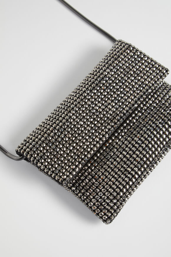 Embellished Clutch  Black  hi-res