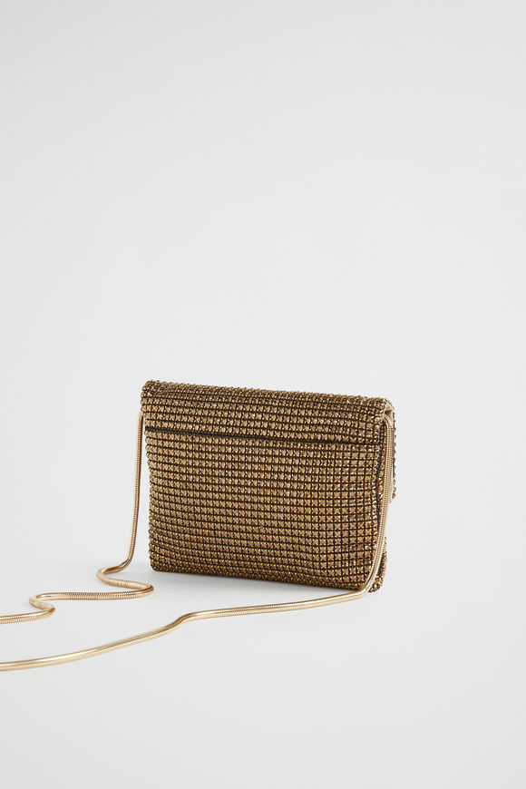 Embellished Clutch  Soft Gold  hi-res