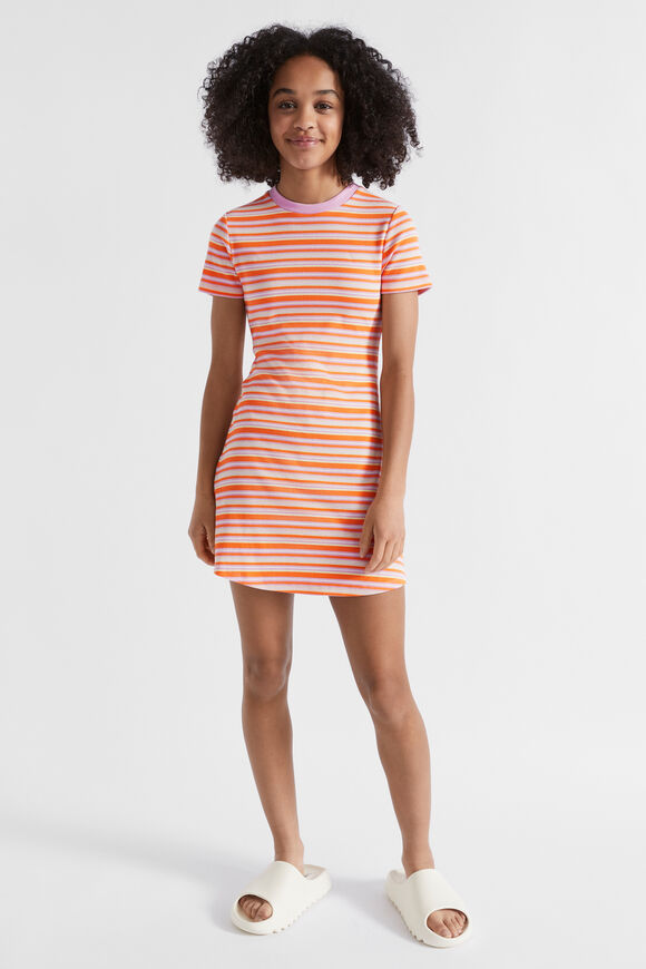 Rib Tee Dress  Multi  hi-res