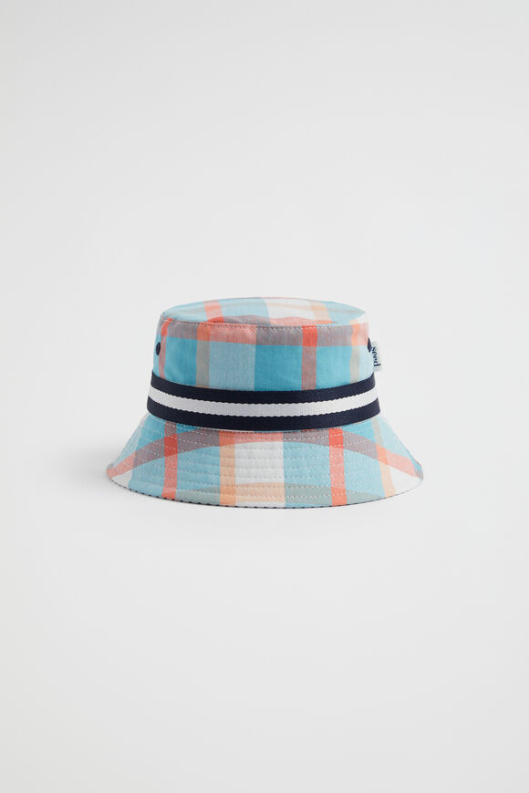 Check Sun Hat  Multi  hi-res