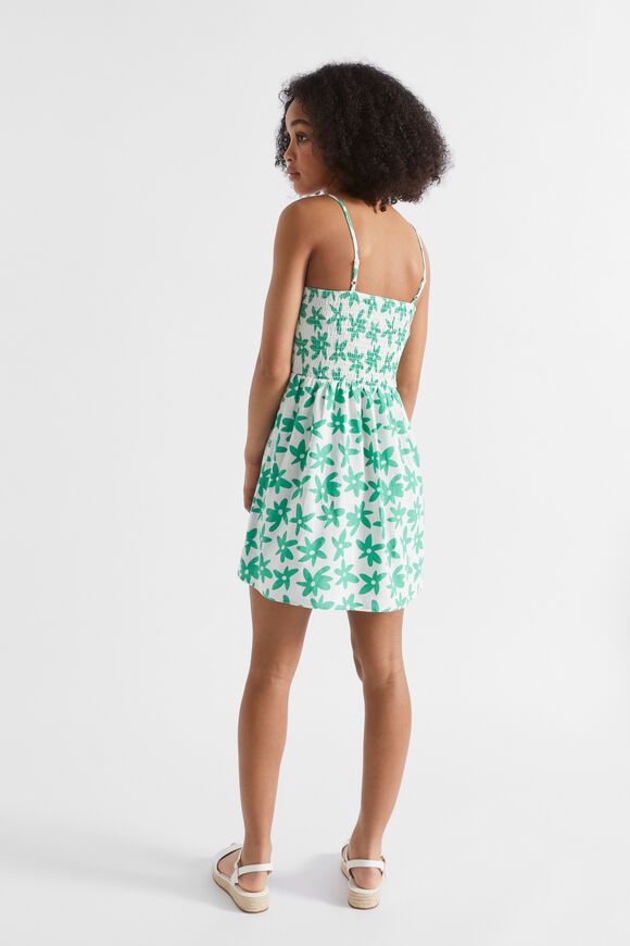 Daisy Shirred Dress  Multi  hi-res