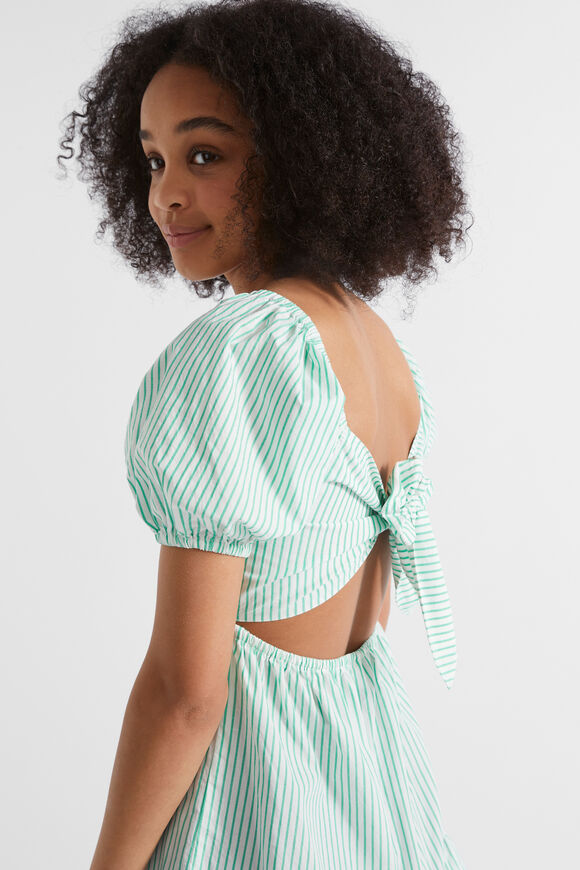 Tie Back Dress  Jewel Green  hi-res