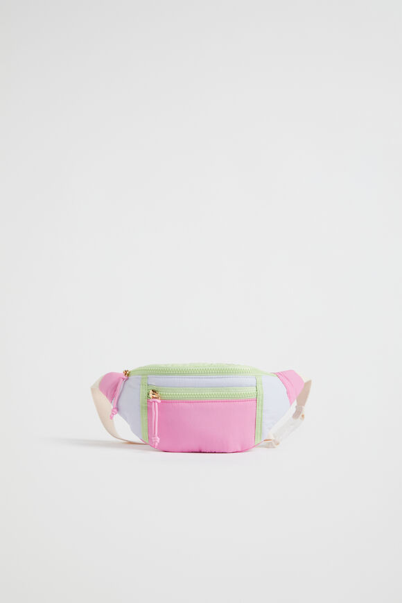 Colour Block Belt Bag  Multi  hi-res