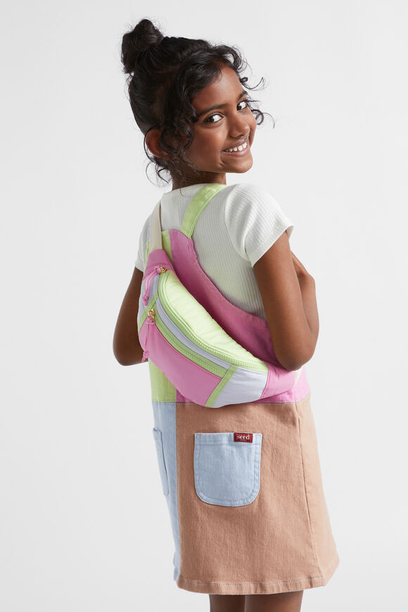 Colour Block Belt Bag  Multi  hi-res