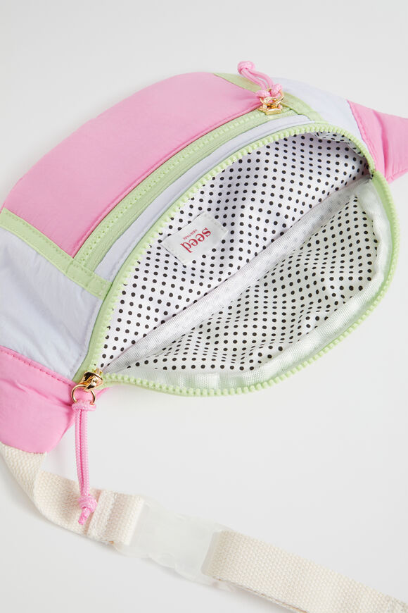 Colour Block Belt Bag  Multi  hi-res