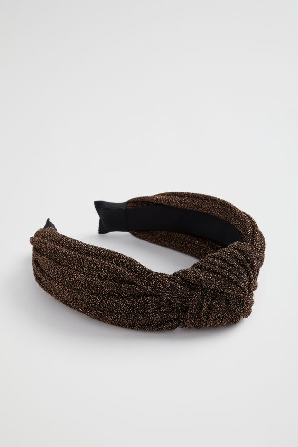 Metallic Headband  Bronze  hi-res