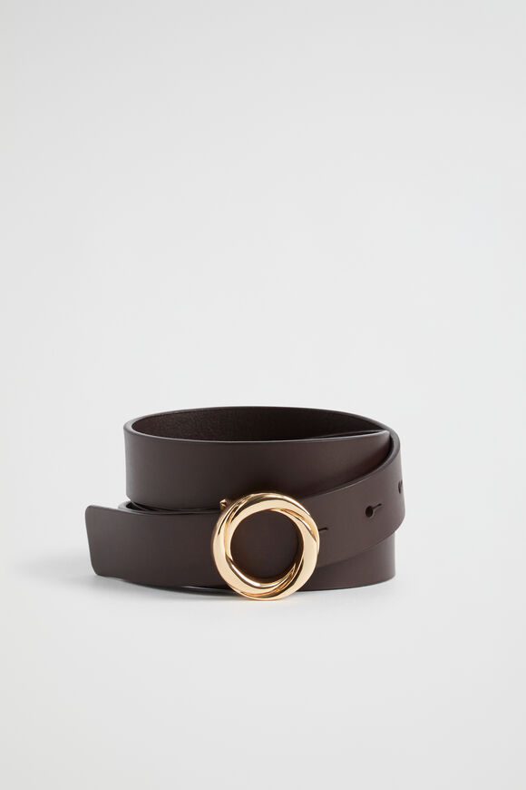 Spencer Leather Hip Belt  Chocolate  hi-res