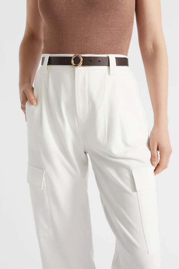 Spencer Leather Hip Belt  Chocolate  hi-res