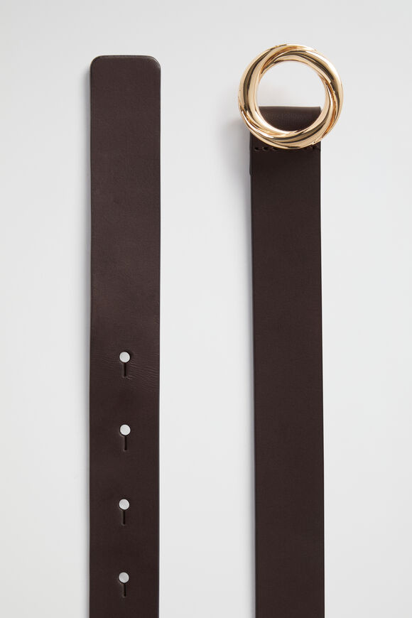 Spencer Leather Hip Belt  Chocolate  hi-res
