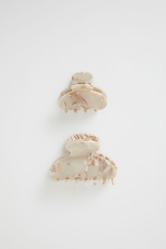 Hair Clip 2 Pack  Magnolia  hi-res
