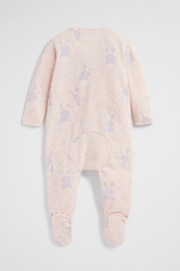Peekaboo Bunny Zipsuit  Rosewater  hi-res