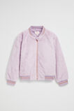 Faux Fur Bomber  Orchid  hi-res