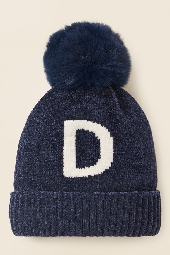 Initial Beanie  D  hi-res