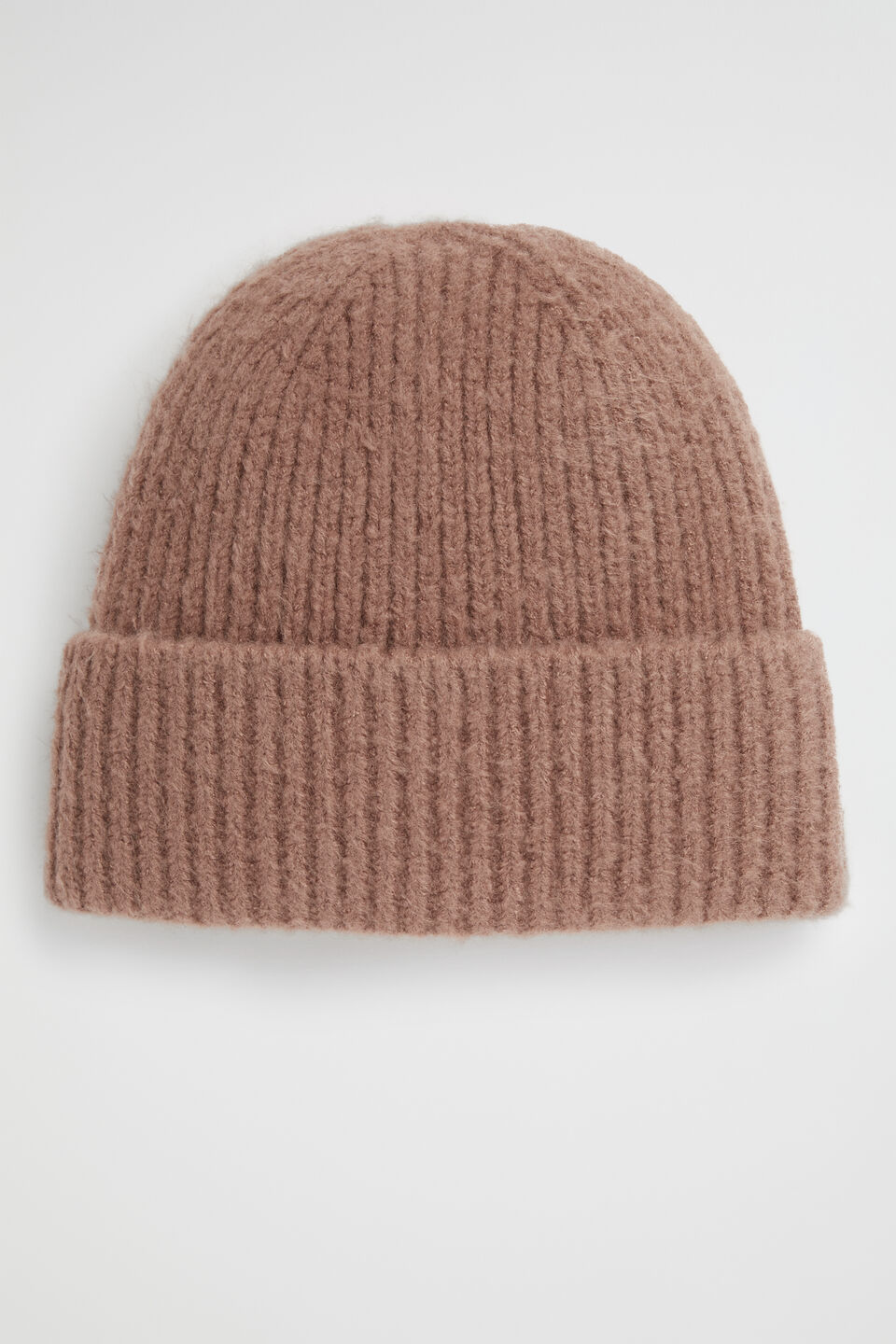 Rib Beanie  Cocoa