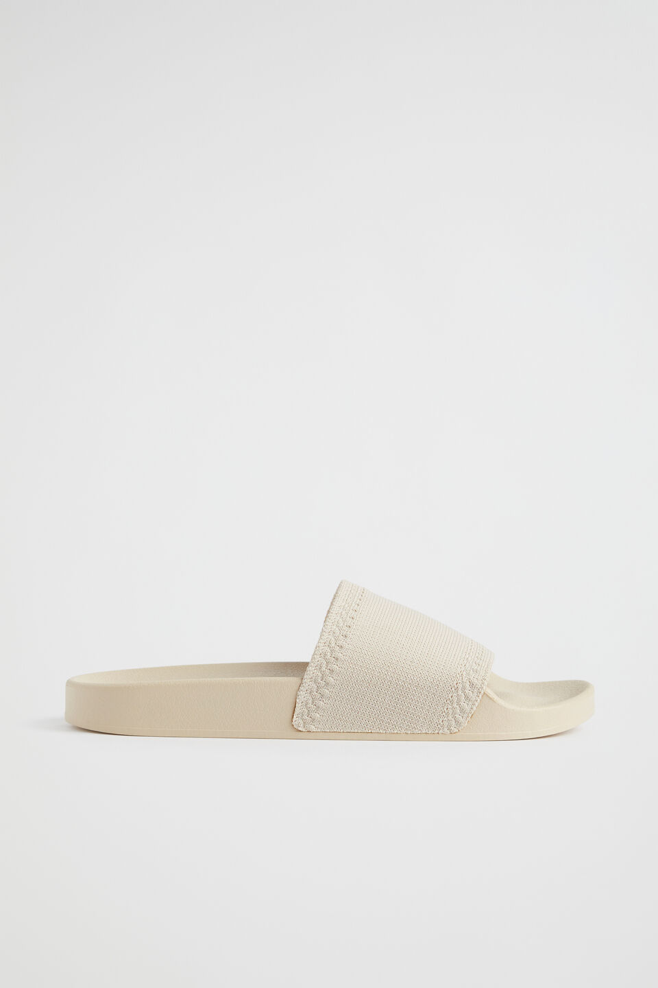 Seed Knit Pool Slide  Sand