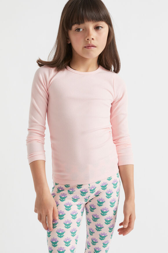 Core Rib Tee  Dusty Rose  hi-res