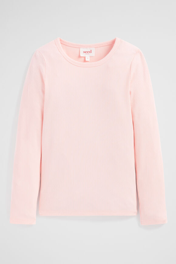 Core Rib Tee  Dusty Rose  hi-res