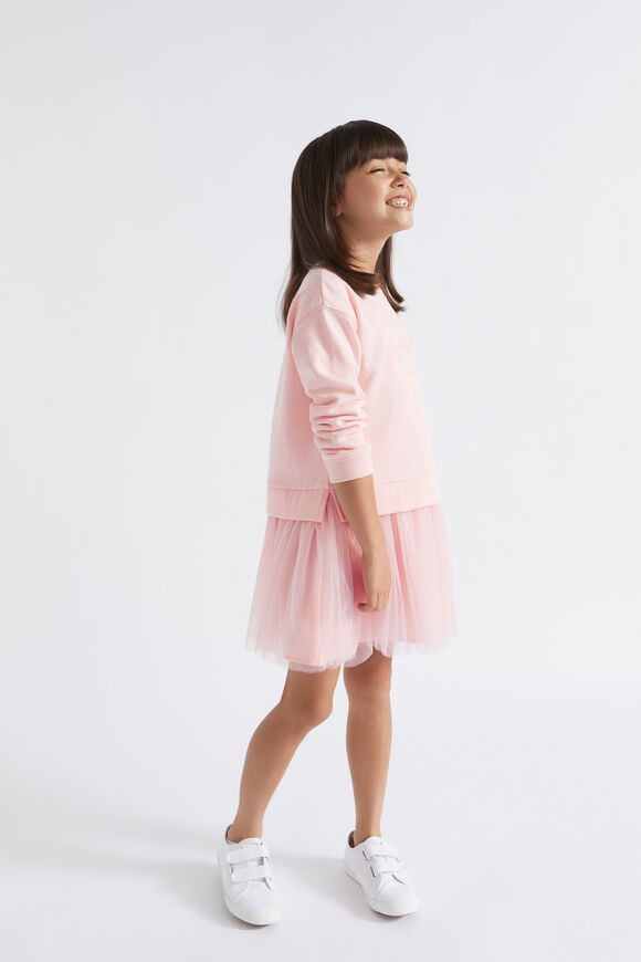 Core Tutu Logo Dress  Dusty Rose  hi-res