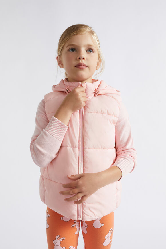 Core Puffer Vest  Dusty Rose  hi-res