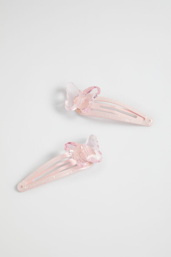 Facet Butterfly Snaps  Dusty Rose  hi-res