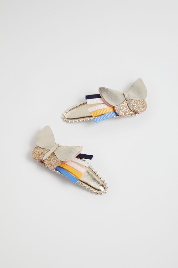 Butterfly Grosgrain Snaps  Multi  hi-res