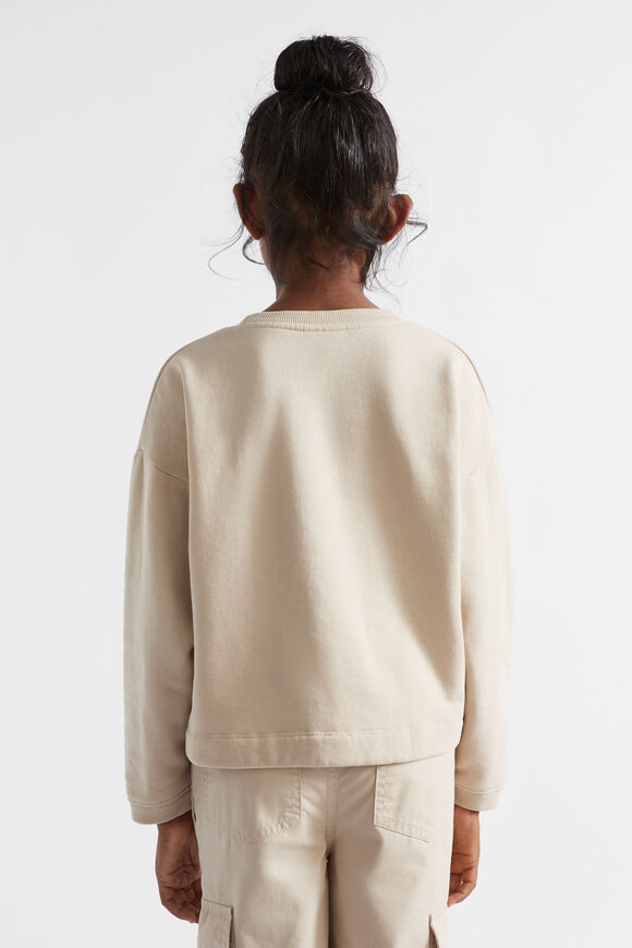 Elasticated Sweat  Ecru  hi-res