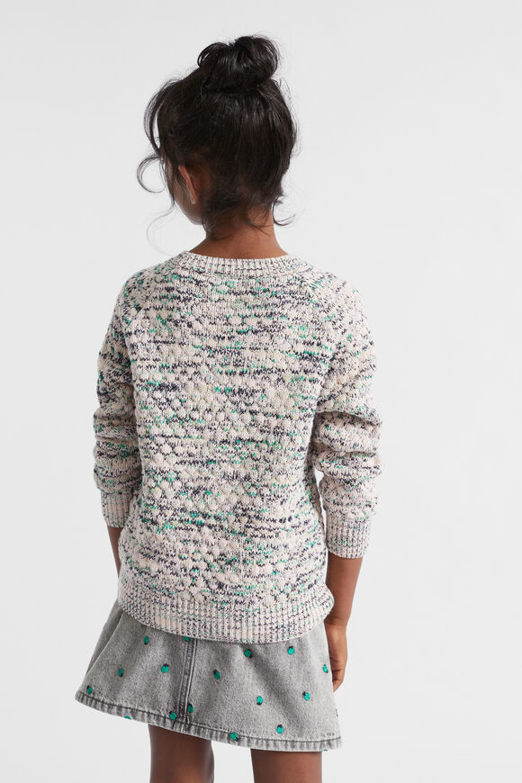 Popcorn Mixy Crop Knit  Multi  hi-res