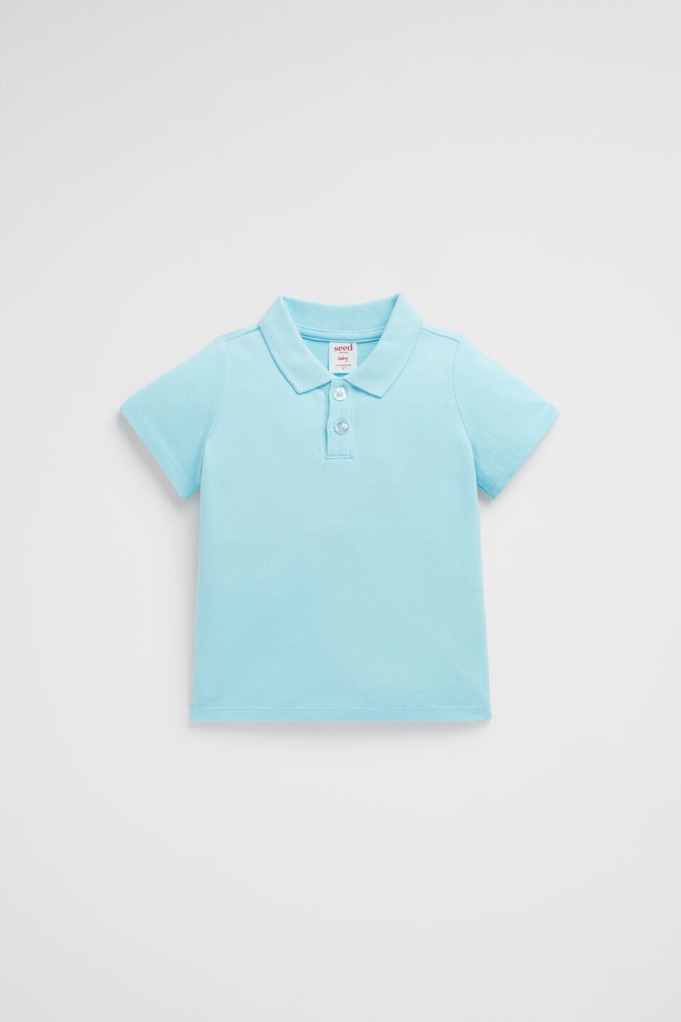 Core Polo Tee  Ocean Blue