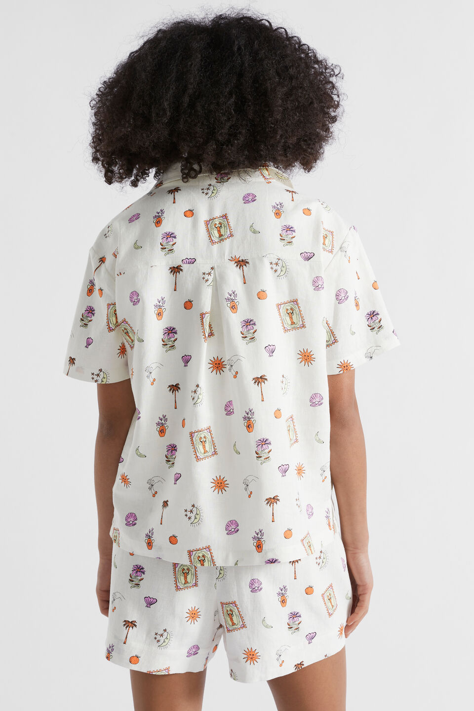 Relaxed Soleil Shirt  White