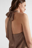 Scarf Print Halter Top  Scarf Print  hi-res