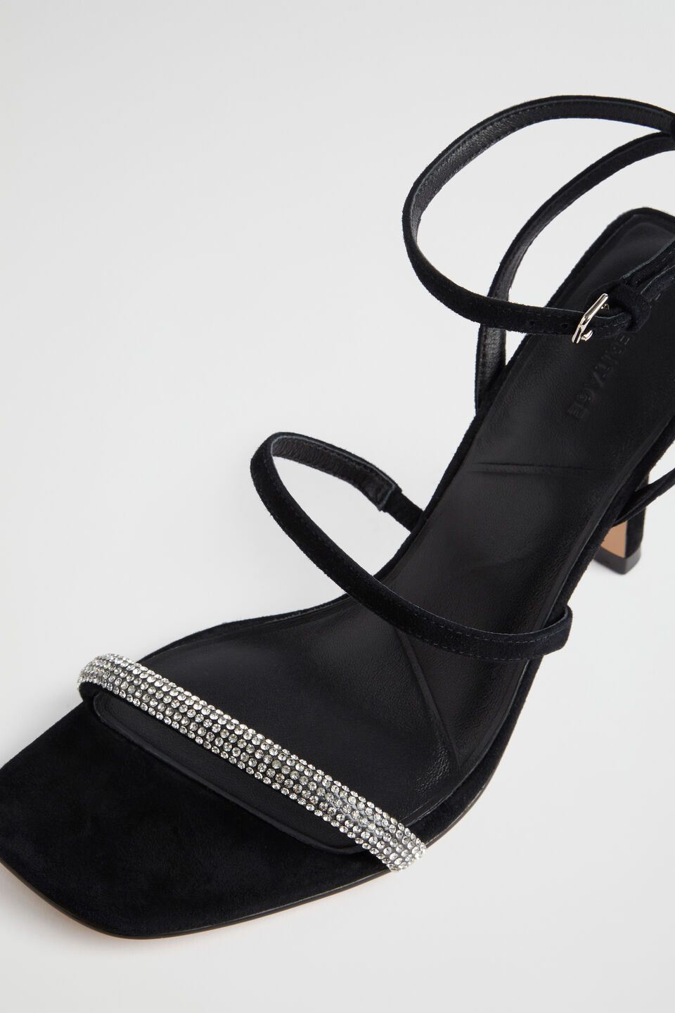 Hana Diamante Heel  Black