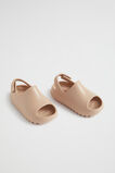 Moulded Slide with Strap  Latte  hi-res