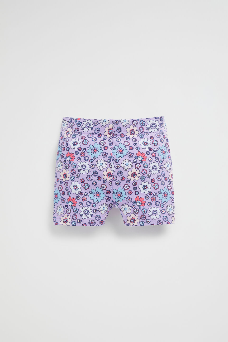 Ditsy Bike Short  Lavender