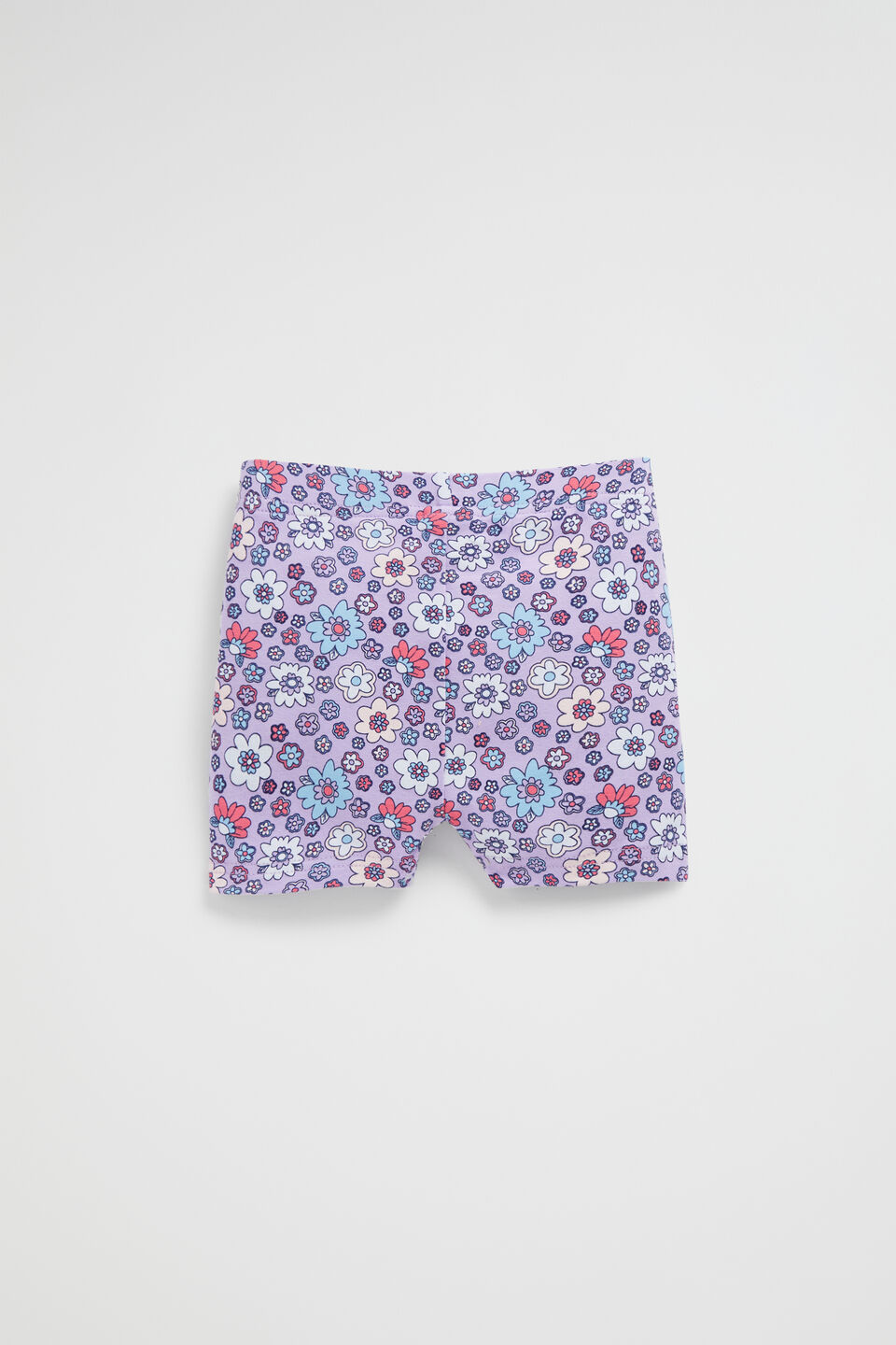 Ditsy Bike Short  Lavender
