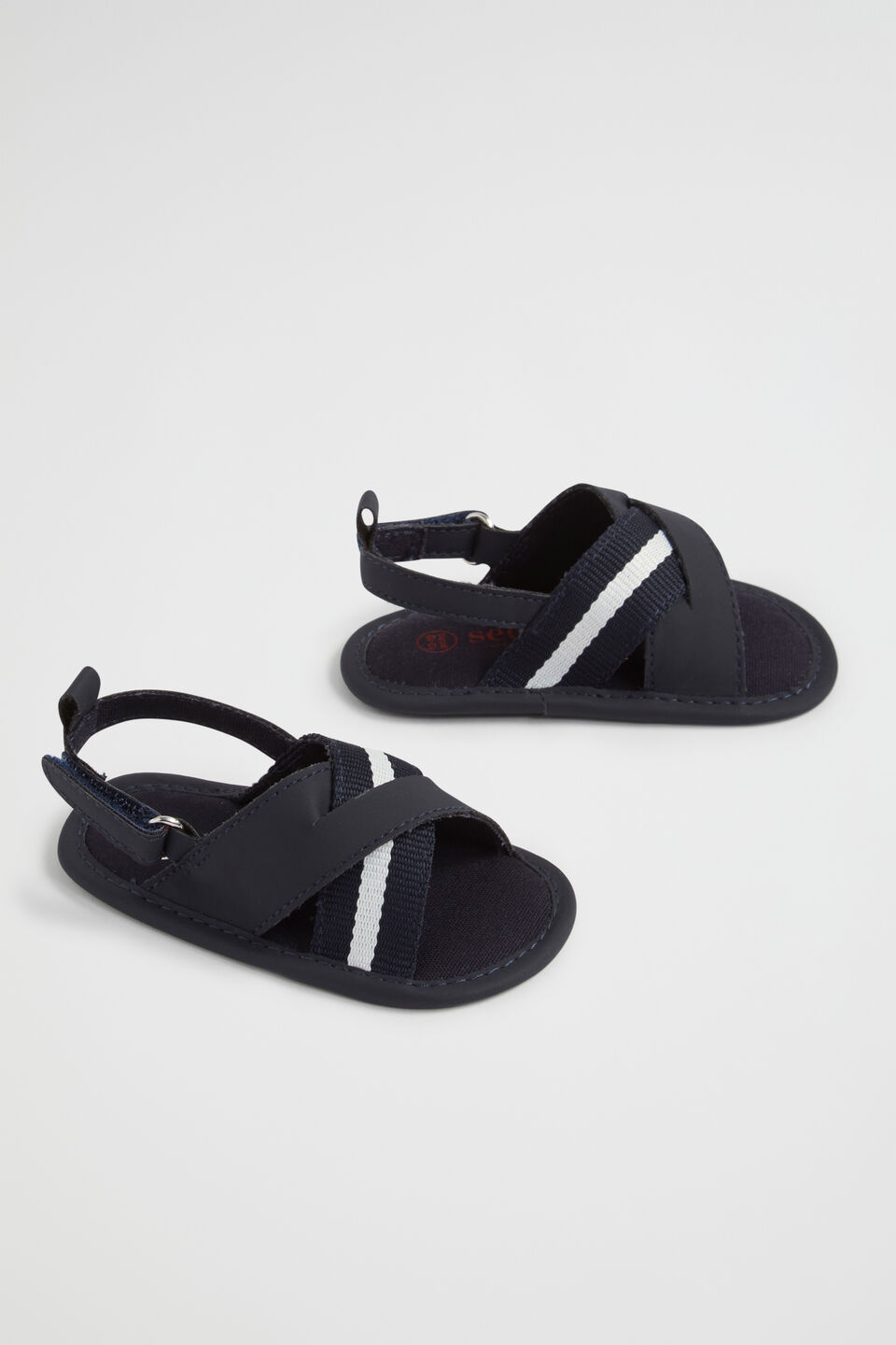 Tape Crossover Sandal  Navy