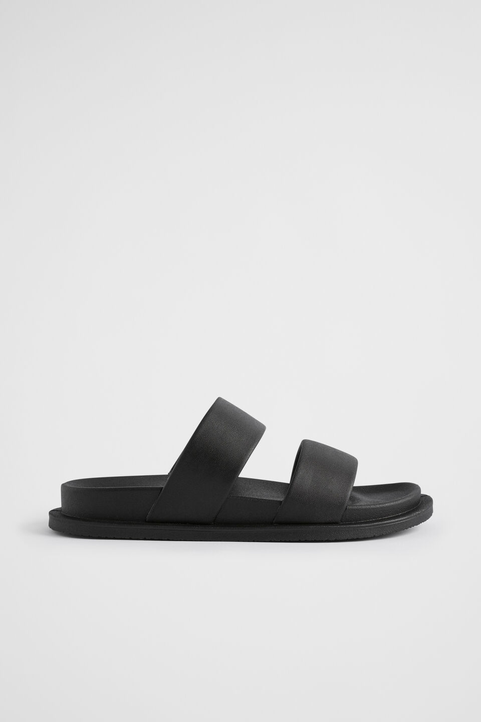 Double Strap Jelly  Black