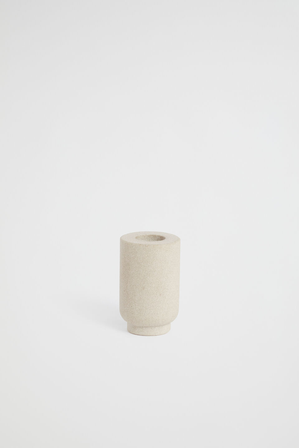 Sandstone Candle Holder Single  Sandstone