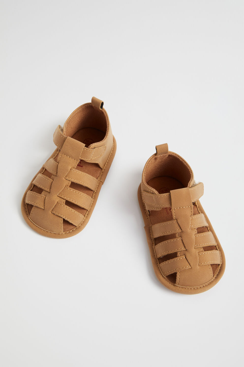 Mini 3 Strap Cage Sandal  Tan