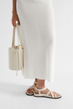 Canvas Bucket Bag  Stone  hi-res