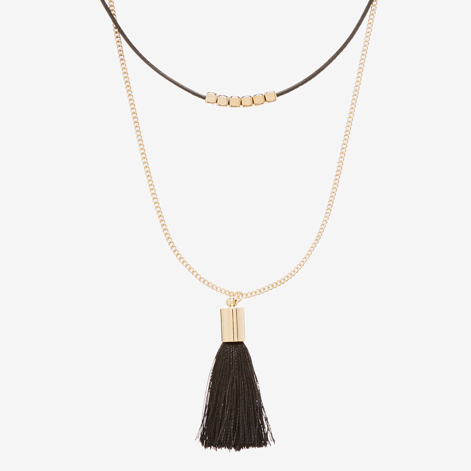 Tassel Bead Choker  
