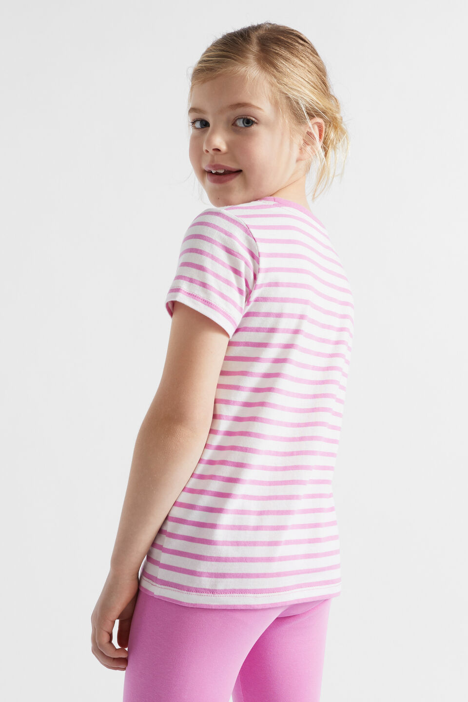 Core Logo Tee  Lily Stripe