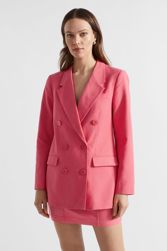 Double Breasted Blazer  Wild Berry  hi-res