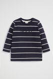 Core Logo Rugby Tee  Midnight Blue  hi-res