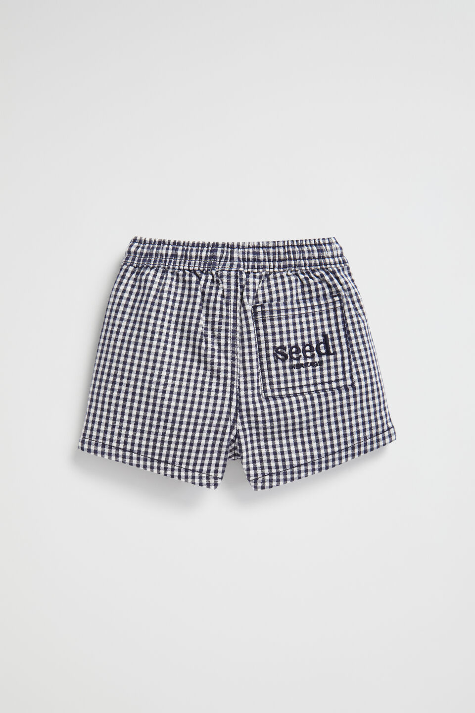 Core Logo Short  Midnight Gingham