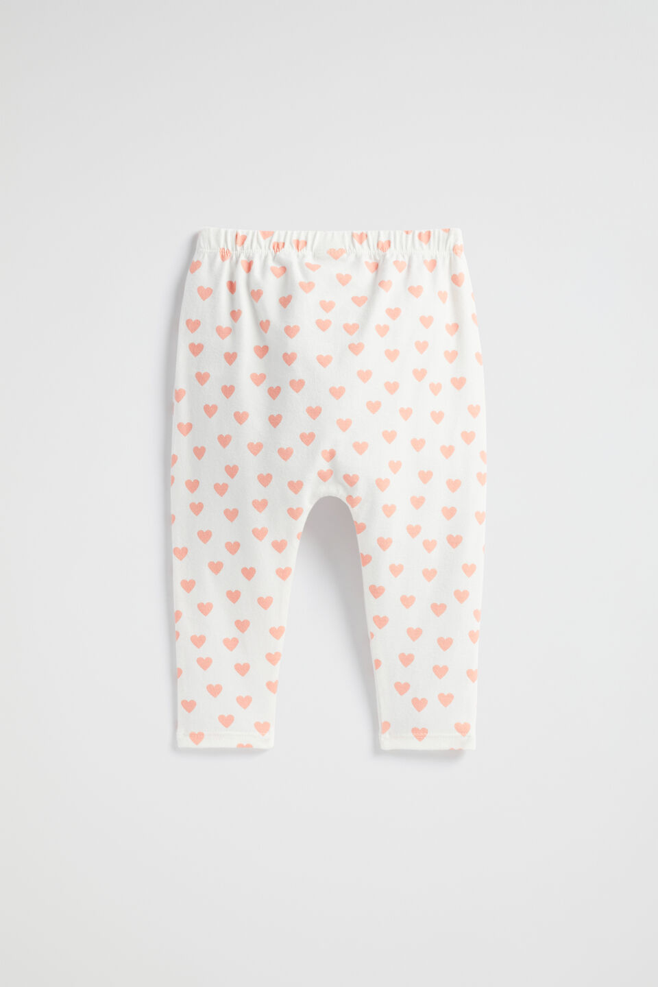 Hearts Legging  Bright Peach