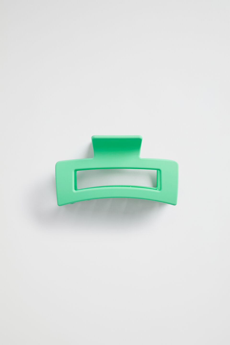 Rectangle Hair Claw  Key Lime