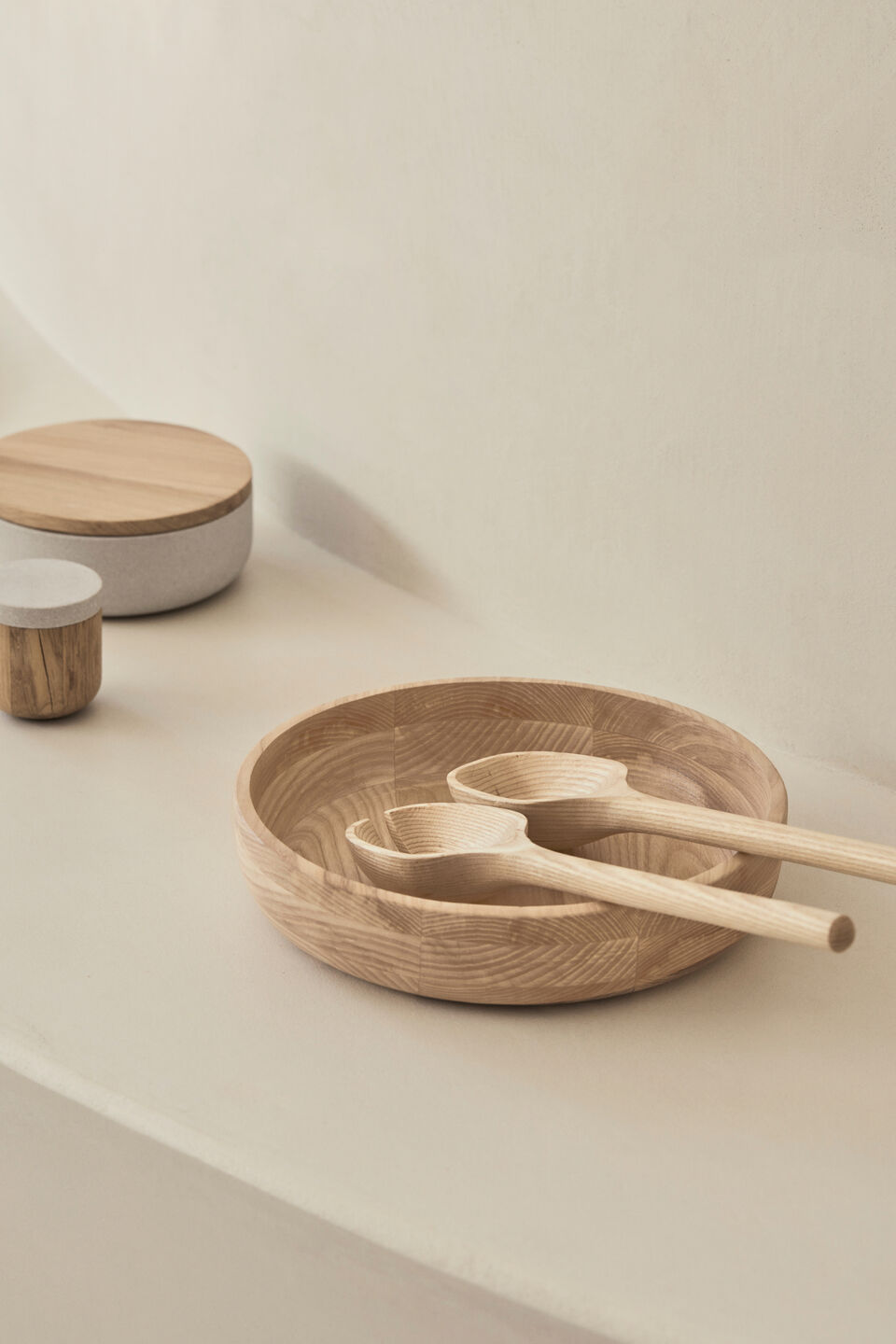 Ash Salad Servers  Ash Wood