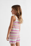 Crochet Knit Cami  Multi  hi-res
