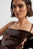 Sequin Crop Cami  Deep Raisin  hi-res